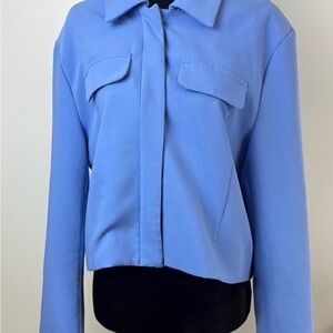 Autres Filles Blue Tailored Blazer with Structured Design